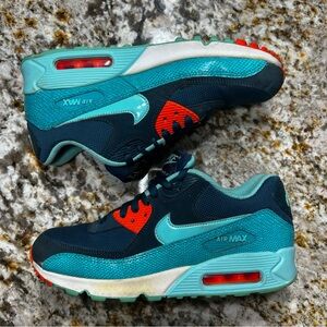 Nike Airmax 90 Sneakers Space Blue Women's Size 9 325213-409